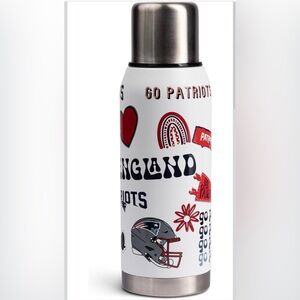 NEW ENGLAND PATRIOTS NFL 34oz TEAM SPIRIT INSULATED BOTTLE by MEMORY COMPANY NEW